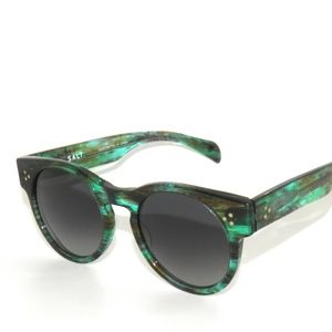 Salt Optics Wilcox Sandy Sea Green Grey Sunglasses